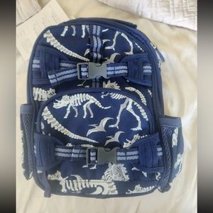 Pottery Barn Mackenzie Navy Dino Bones Glow-in-the-Dark Backpacks - SIZE MINI.